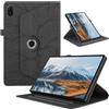 TEDTIKJT Custodia per Honor Pad V9 11.5 2024 Custodia Pelle PU Flip 360°Multi Angolo Ruotabile Supporto Protezione Cover per Honor Pad V9 Tablet Cover, Nero Albero
