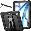 TECHGEAR ArmourShield - Custodia per Apple iPad Air da 11 pollici 2026 (M4), 2025 (M3), 2024 (M2), robusta, antiurto, protezione schermo integrata e supporto, per bambini, scuola