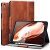Antbox - Custodia per iPad, 9.7 pollici, con supporto per Apple Pencil, auto sleep/wake, in similpelle marrone marrone