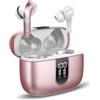 taopod X08 Auricolari Bluetooth senza fili,Cuffie USB C,40 ore di lettura controllo touch impermeabile Ipx7 Sport(Oro Rosa)