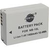 DSTE NB-10L DSTE Ricambio Batteria Compatibile per Canon PowerShot G1X,G3x,G15,G16,SX40,SX50,SX60 G3 x Camera