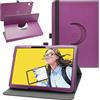 MAMA MOUTH compatibile con Wacom MovinkPad 11 Custodia,Cover in pelle PU a rotazione a 360°per Wacom MovinkPad 11,colore viola