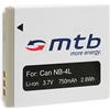 mtb more energy Batteria NB-4L per Canon IXUS 30, 40, 50, 55, 60, 65, 70, 75, 80 IS, 100 IS/IXY/Powershot... - vedi lista!