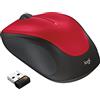 Logitech M235 Mouse Wireless | 2,4 GHz, Ricevitore USB Unifying, Tracciamento Ottico 1000 DPI, Batteria 12 Mesi, Compatibile PC/Mac/Chromebook - Rosso