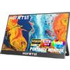 HGFRTEE Monitor portatile 15,6 Pollici FHD, Schermo Portatile 1920 x 1080 FHD, 60Hz, Antiriflesso IPS, USB-C, mini HDMI, Altoparlante, Supporto Pieghevole, VESA, per PC, Laptop, Mobile