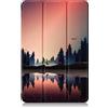 Yiernuo Custodia per Samsung Galaxy Tab S9 FE+/Tab S9 FE Plus/Tab S9 Plus 12,4 Pollici SM-X610/X616 X810/X816B/X818U Tablet,Ultra Sottile Cover con Funzione Supporto e Auto Sveglia/Sonno,Crepuscolo
