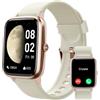 GRV Smartwatch Risponde alle Chiamate per Donna Uomo Impermeabile IP68 | Pedometro Frequenza Cardiaca Ossigenazione del Sangue Tracciamento del Ciclo Android iOS Compatibile