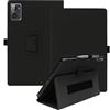 Generic Besttab A20 - Custodia protettiva per tablet Android 14 da 10,1, con cinghia da polso, supporto e funzione anti-caduta, design elegante e semplice, colore nero
