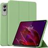 MGUEIAO Cover Compatibile con Lenovo Yoga Tab 11.1 2025, Custodia in Pelle PU Ultrasottile con Supporto Trifold, Retro in TPU Morbido, Antiurto - Matcha Green