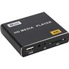 Bewinner Lettore video musicale 4K HDMI, lettore multimediale digitale USB lettore multimediale universale per Android, lettore universale portatile multifunzione(UE)