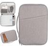 JUNJIEFU Custodia protettiva per tablet da 9-11 (grigio) | Per iPad Air M3 da 11, i-Pad A16 2025, iPad10/9/8/7/iPad 10. Gen/Air 5/4 10,9, Galaxy Tab A9+ / A11 Plus 11