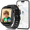 ELEJAFE 4G Smartwatch Bambini con Videochiamate Chat Vocale GPS SOS Giochi IP68 | Orologio GPS Bambini con Chiamate, Localizzazione GPS+WiFi+LBS, Modalità Scuola, Sveglia, 1.83 Schermo HD, Regali Educativi