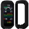 Yerozhui custodia per garmin 1050, cover protettiva in silicone per Garmin Edge 1050, cover antiurto ultrasottile, resistente alla pelle e ai graffi, inodore, per una protezione quotidiana - Nero