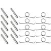 GGZone 10 pz L2 R2 Pulsante Trigger Molla e Fibbia Metallo Cilindri di Ricambio per PS5 Controller Parti