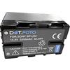 Dot.Foto BP-U30 BP-U35 Premium 48Wh Batteria Ricaricabile per Sony ILME-FX6 PMW-100 PMW-150 PMW-160 PMW-200 PMW-EX1 PMW-EX1R PMW-EX3 PMW-F3L PMW-F3K PXW-FS5 PXW-FS5M2 PXW-FS7 PXW-X160 PXW-X180/Z190