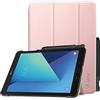 FINTIE Custodia per Samsung Galaxy Tab S3 9.7 - Ultra Sottile Leggero Tri-Fold Case con Auto Svegliati/Sonno Protettivo S Pen Holder per Samsung Galaxy Tab S3 9.7 SM-T825 / T820, Oro Rose