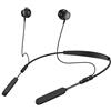 N NEWTOP Auricolari AB28 Neckband Metal Cuffie Comode Sport Bluetooth v5.3 Corsa Fitness Collo Microfono Controller Musica Chiamate Bassi Potenti IPX7 Impermeabili per Cellulare Smartphone (Nero)
