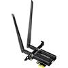 GLOTRENDS BE6500 Scheda WiFi PCIe WiFi 7 per PC Fisso AMD/Intel, con Controller MT7925B, Bluetooth 5.4, Compatibile con Windows 11/Linux/macOS