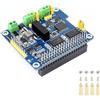 Iiunius Cappello di espansione CAN bus isolato a 2 canali per Raspberry Pi 5/4B/3B/2B/Zero/Zero W/Zero WH/Jetson Nano 2-CH CAN HAT+ Design impilabile per espandere più canali CAN