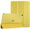 ProCase Cover iPad A16 11 Generazione 11 Pollici 2025/iPad 10 Generazione 10,9 Pollici 2022, Custodia A3354 A3355 A3356 A2696 A2757 A2777 Case Auto Sveglia/Sonno -Giallo