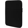 moex Custodia per tablet Lenovo Tab M11 con cerniera e scomparto per accessori, in nylon tessuto morbido imbottito, custodia protettiva minimalista Dash Case, nero