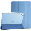 ProCase Cover iPad Pro 13 Pollici (M5/M4) 2025 2024 (A2925 A2926 A3007) | Custodia iPad Pro 13, Ultra Sottile Leggero Cover con Auto Svegliati/Sonno -Nuovo Blu