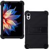 AKNICI Custodia Silicone per Blackview ZENO 1 / TechLife Pad Lite 8 Tablet 8 Pollici, Protettiva Cover con Supporto Integrato per Blackview ZENO 1 / TechLife Pad Lite 8 Tablet 8 Pollici, Nero