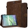 Rosbtib Custodia per Samsung Galaxy Tab S2 9.7 Pollici 2015 SM-T810/T815 Cover in pelle PU con Supporto regolabile multiangolare e Chiusura magnetica a scatto - Marrone