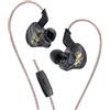 Yinyoo KBEAR MONKIE K01 - Auricolari in-ear con cavo, 1DD, leggeri, con spina da 3,5 mm, bassi immersivi HIFI, compatibili con PC, PS5, Xbox, Switch