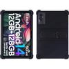 FKQLH Custodia per Blackview Tab 90 Wifi, Silicone Morbido Skin Leggero Custodia Protettiva per Bambini Supporto Cover per Blackview Tab 90 Wifi Tablet 11 Pollici, Nero