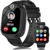 pmstuy Smartwatch Bambini Telefono con Chiamata SOS Fotocamera MP3 Musicale | Orologio Smartwatch Bambini Bambino con 16 Giochi, Impermeabile IP68, Sveglia, Video, MP3-Regalo per Natale Compleanno