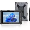 ONERugged Rugged Tablet M10A, 10,1 pollici, Windows 11 Pro, tablet robusto, 16 GB + 128 GB, Intel i5-1235U, 5000 mAh + 860 mAh, batterie doppie IP65, impermeabile, 4G LTE per lavori di costruzione