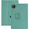 INSOLKIDON Compatibile Per DOOGEE V Pad 12-INCH Tablet Custodia protettiva in pelle Cover con Funzione di Supporto, Auto Svegliati/Sonno,Cover Protezione in PU Pelle (Verde)