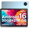 POPUX U11 PRO 2026 Tablet Android 16, 30GB+256GB/2TB Gemini AI, 8580mAh 7.9mm Thin Tablet 11 Pollici, T7200 Octa Core Tablets Gaming, 90Hz 1080P 13MP+5MP, Widevine L1/Face ID/5G WiFi/BT5.0/OTG/GPS