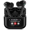 Liphier Cuffie Bluetooth Touchscreen, 48H HiFi Stereo per Sport (Black) | IPX7 Impermeabile, 6 EQ Modi, Bluetooth 5.4, Riduzione Rumore ANC+ENC, in-Ear senza Fili, Design Ergonomico