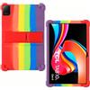 AKNICI Custodia Silicone per TCL TAB 10L Gen4 Tablet 10 Pollici, Protettiva Cover con Supporto Integrato per TCL TAB 10L Gen4 Tablet 10 Pollici, Arcobaleno