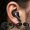Generic 2 paia di gommini auricolari Bluetooth per Samsung Galaxy Buds 4, con manicotti in silicone, antiscivolo, tappi per le orecchie (2 paia, nero)