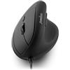 Perixx Perimice - 508, Mouse Ergonomico Verticale con Tasti Programmabili, con Filo, 1000/1600dpi, per Mano Destra