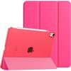 TiMOVO Cover per iPad Air 11 M4/M3/M2, Air 5a/4a Gen 10,9, Rosa Brillante | Retro in PC, Rigido Semi-Trasparente, Auto Sveglia/Sonno