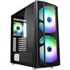 Itek MAJES 20 EVO - Case PC Gaming Full Tower ATX, 2x20cm Ventola, RGB Addressable, USB3, Pannello laterale e frontale in vetro temperato, Nero