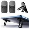 Generic Mini supporto per computer portatile, pieghevole e leggero, ergonomico, con raffreddamento ventilato, adatto per notebook e tastiere da 10 a 17,3 pollici, nero