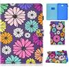 WINSKY Custodia per Samsung Galaxy Tab A 10.1 2016 SM-T580 / SM-T585, Galaxy Tab A6 PU Leather Folio Case, Portafoglio con Silicone Interno Case e Porta Carte（Auto Wake/Sleep）