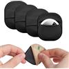 Gnaxyzthor 4 Pezzi Custodia per Airtags, Custodia AirTag in leggero, Compatibili con i Tracker Apple AirTag, Include Adesivo 3M, Adatto per Auto, Biciclette, Droni, Macchine Fotografiche, Sci e Valigie