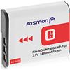 Fosmon Premium Batteria Ricaricabile Sony NP-FG1/NP-BG1, 3.7V 1400mAh Li-Ion Tipo G ad Alta capacità, Compatibile con Fotocamere Sony Cyber-Shot Serie W (1 Pacco)