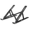 Generic Supporto regolabile in plastica per laptop, rialzo portatile pieghevole di piccole dimensioni, colore nero BLC1043-01