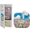 VQ Cath Kidston Skylark Cuffie Bluetooth 5.4 TWS con Motivo Elegante Applicato a Mano - Auricolari Wireless con Riduzione Rumore Chiamate ENC, Micro HD, Autonomia 40 Ora, Compatibili iOS E Android