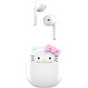 Hello Kitty Auricolari wireless Bluetooth con custodia di ricarica, microfono integrato, facile da abbinare, design Hello Kitty carino, bianco e rosa, perfetti per bambini, adolescenti e fan Hello