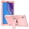Generic Per Lenovo Tab M10 HD 2nd Gen 10.1 pollice TB-X306 Tablet Case, PC TPU Dual Layer Ibrido, Costruito in Cavalletto, Bordo rialzato Fotocamera & Schermo Protezione Completa Antiurto Copertura Rosa