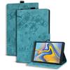 Succtopy Custodia per Samsung Galaxy Tab A 10.5 Pollici 2018 (SM-T590/T595),Cover in Pelle PU Flip Portafoglio con Porta Penna,Custodia Protettiva con Slot Card per Galaxy Tab A 10.5 2018,Verde Chiaro