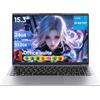 XWU Computer portatile 15,3 Core i5-8210Y(fino a 3,6 GHz), 24 GB RAM 512 GB SSD, Win 11 PC portatile, schermo 1920x1200 100% sRGB con HDMI e USB-A, autonomia prolungata